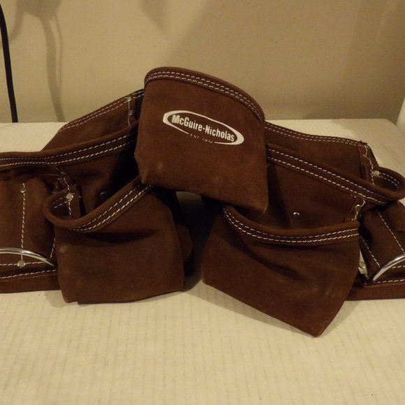 McGuireNicholas Accessories Mcguire Nicholas Brown Leather Suede 5